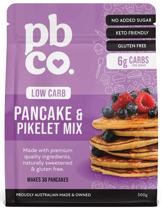 PBCO Low Carb Pancake & Pikelet Mix - 300g