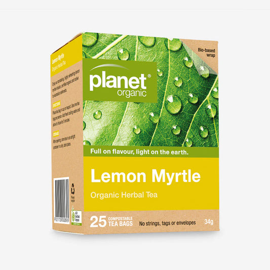 Planet Organic Lemon Myrtle Herbal Tea Bags 25pk