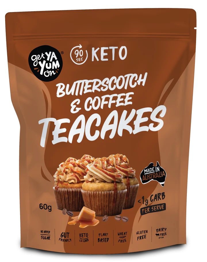 Get Ya Yum On Butterscotch & Coffee Teacakes 60g