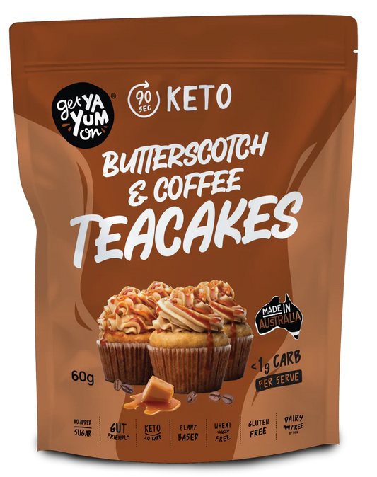 Get Ya Yum On Butterscotch & Coffee Teacakes 60g
