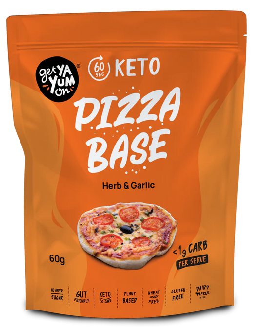 Get Ya Yum On Pizza Base - Herb & Garlic 60g