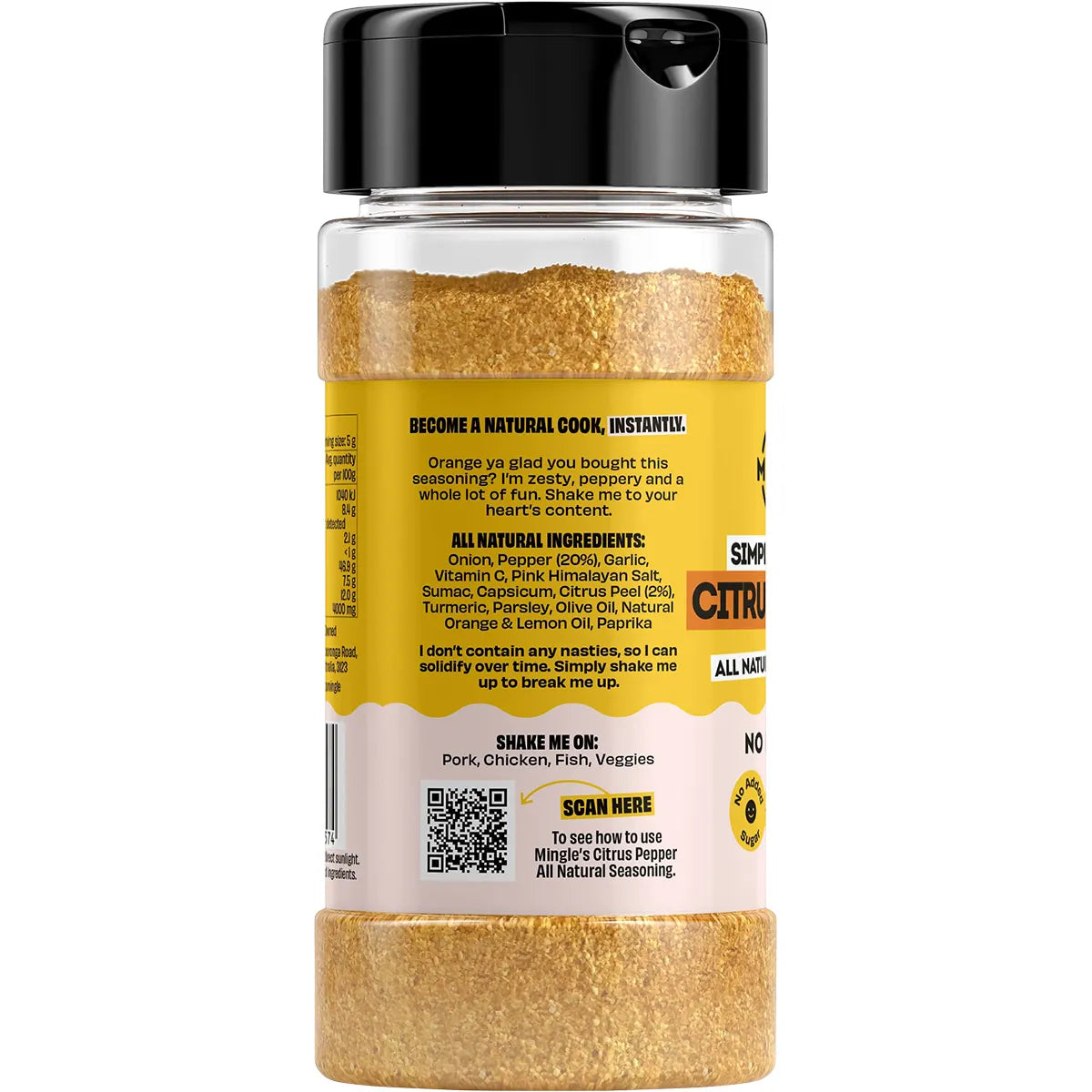 Mingle Citrus Pepper All Natural Seasoning 130g