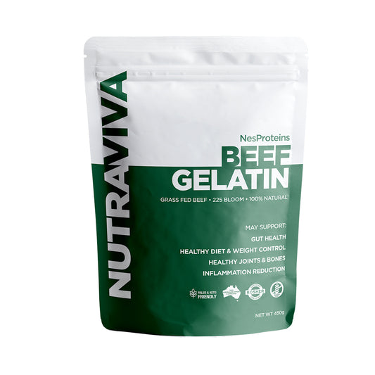 NutraViva Beef Gelatin Grass Fed 450g