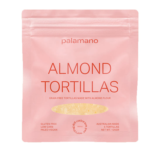 Palamano Almond Tortillas Gluten Free Low Carb 5pack 125g