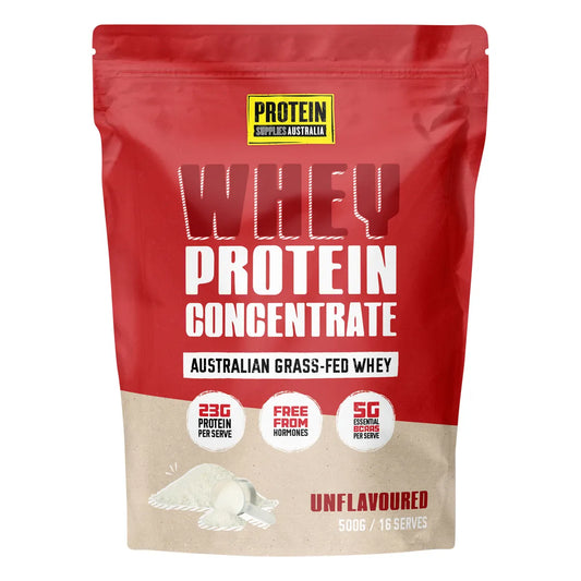 Protein Supplies Australia WPC Whey Protein Concentrate Unflavoured 500g