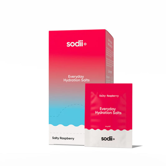 Sodii Everyday Hydration Salts - Salty Raspberry 30 Sachets