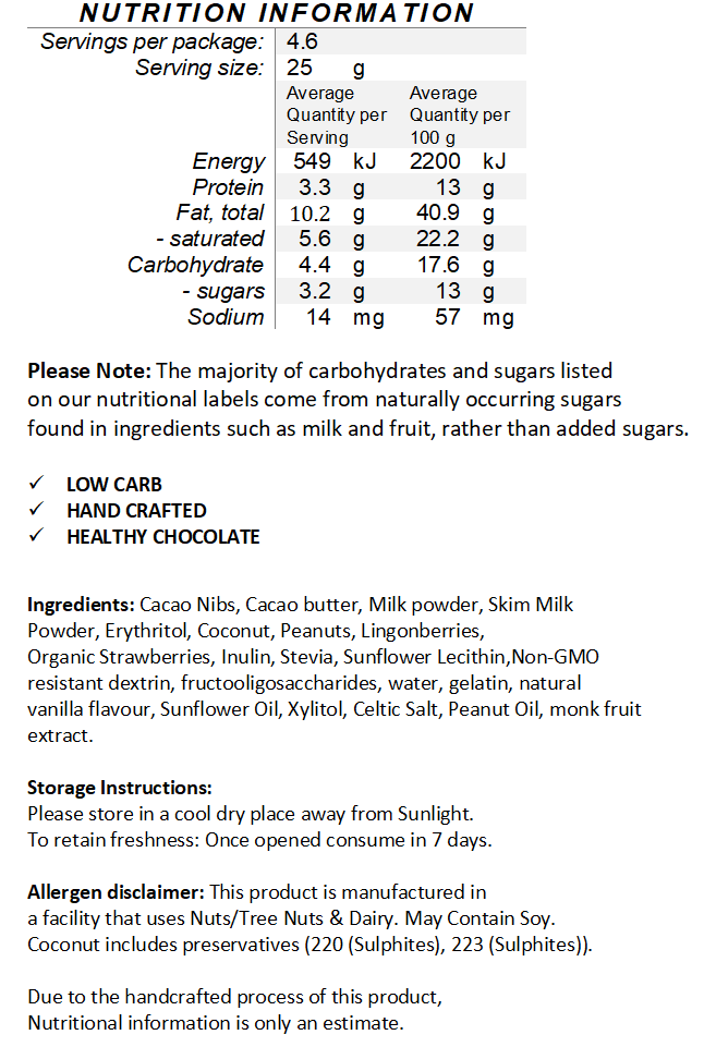 PRE-ORDER NEW Halo Sugar Keto Milk Chocolate - Hand Crafted Rocky Road Chunks 115g