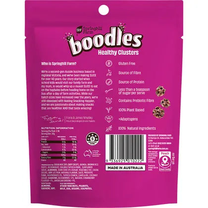 Springhill Farm Boodles Healthy Clusters BOLSTER Mixed Berries 65g