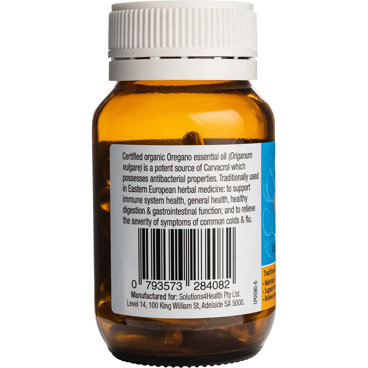 Solutions 4 Health Oil of Wild Oregano Vege Caps 60 Caps