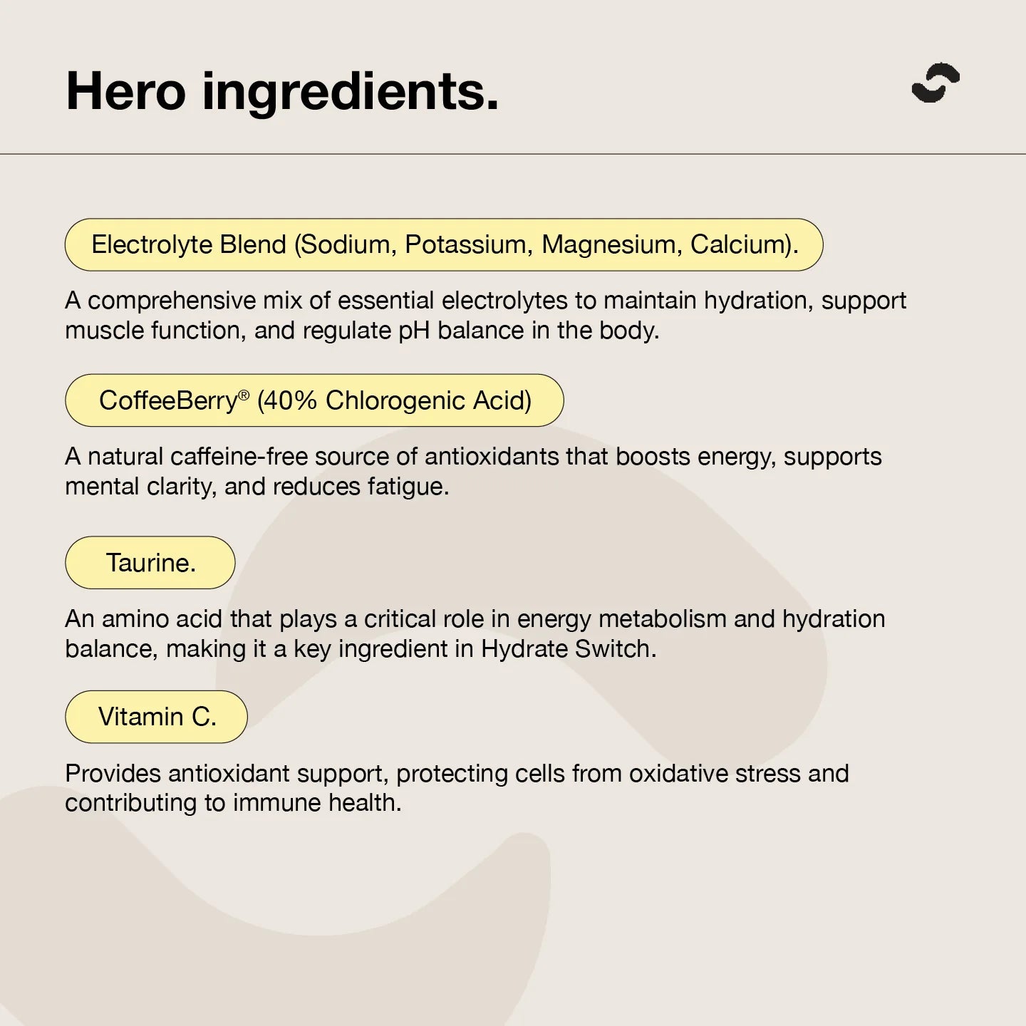 NEW Switch Nutrition Hydrate Electrolytes No Added Sugar Mango Passionfruit 20 x 6g Serve Sachet box