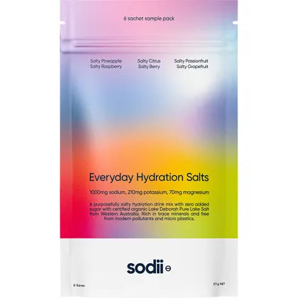 SODII Everyday Hydration Salts Electrolytes Mixed Flavour 6pk