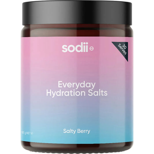 SODII Everyday Hydration Salts Electrolytes Salty Berry 185g