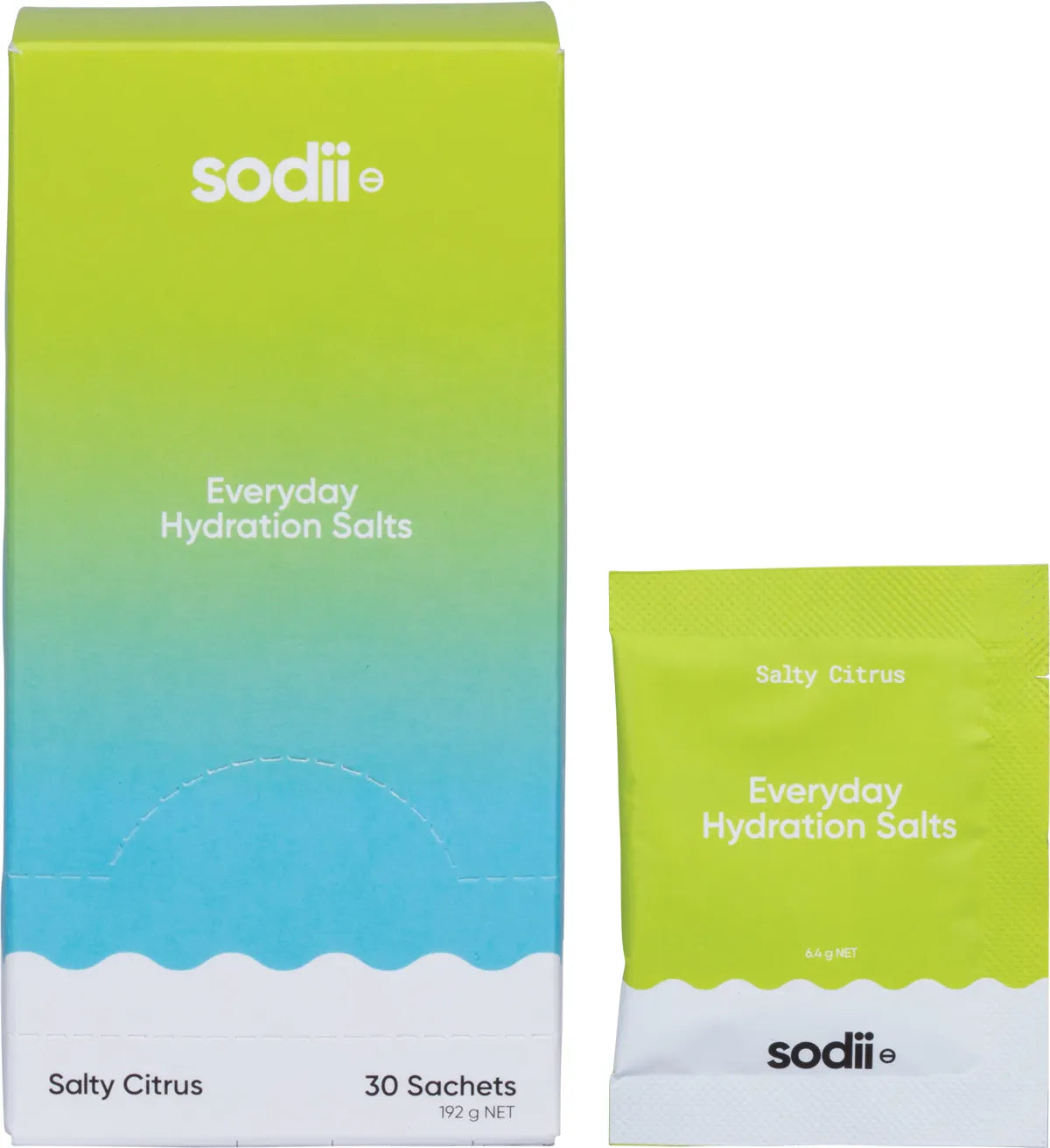 SODII Everyday Hydration Electrolytes Salts Salty Citrus 30pk