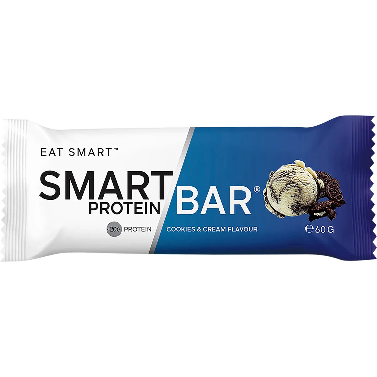 Smart Protein bar - Cookies & Cream Flavour Protein Bar 60g
