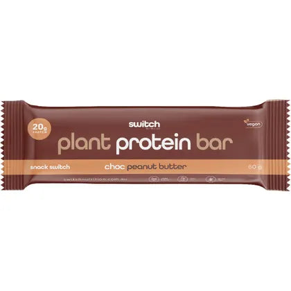 Switch Nutrition Plant Protein Bar Choc Peanut Butter 60g