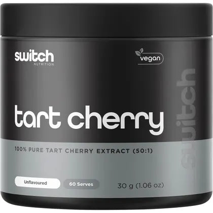 NEW Switch Nutrition Tart Cherry Extract (50:1) Unflavoured Powder 30g (60 Serves)