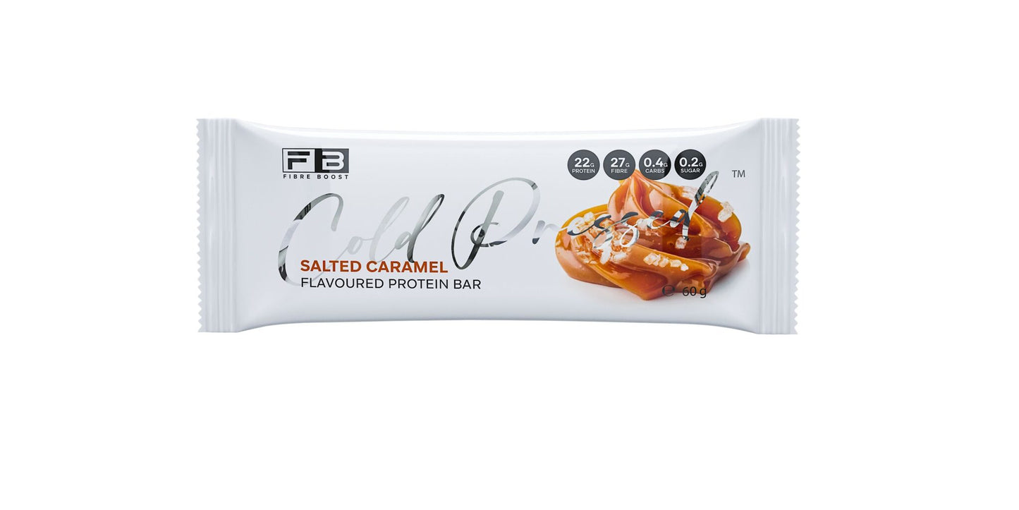Fibre Boost Cold Pressed Protein Bar - Salted Caramel