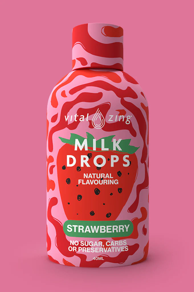 VITAL ZING Milk Drops Strawberry 40ml