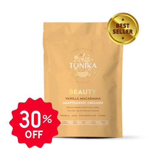 Tonika Adaptogenic Creamer - BEAUTY - Vanilla Macadamia 200g