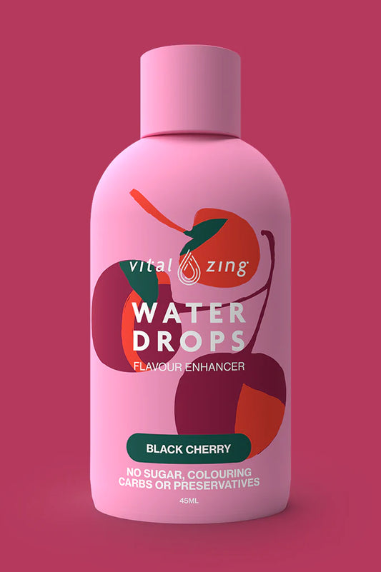 Vital Zing Water Drops Black Cherry 45ml