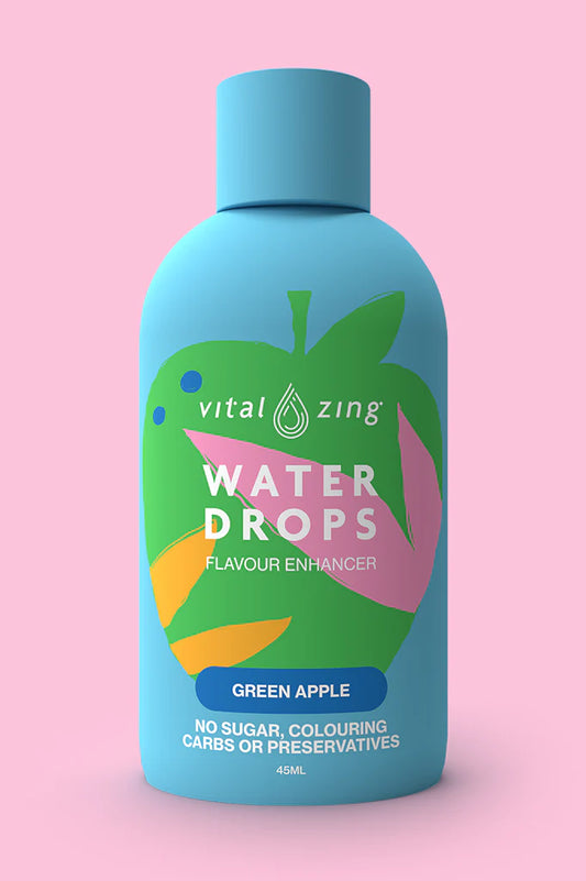 Vital Zing Water Drops Green Apple 45ml