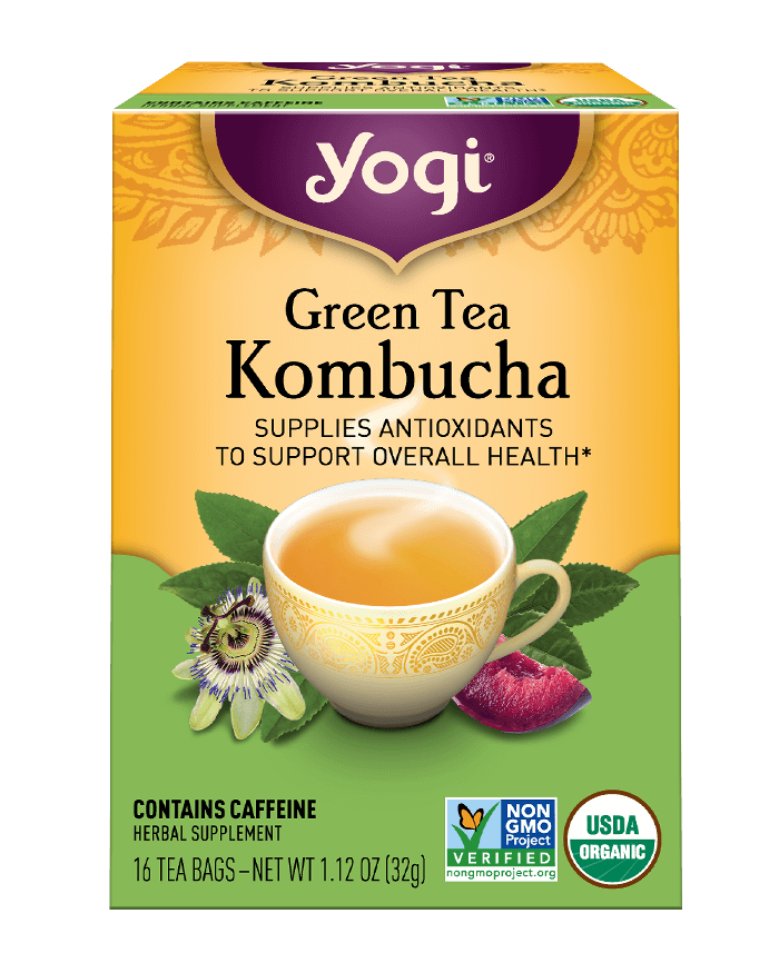 Yogi Tea Green Tea Kombucha Tea 16 Tea Bags