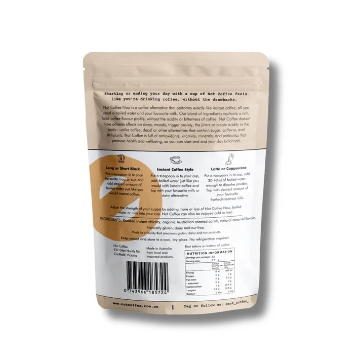 Not Coffee - Instant Coffee Alternative - Caramel 120g