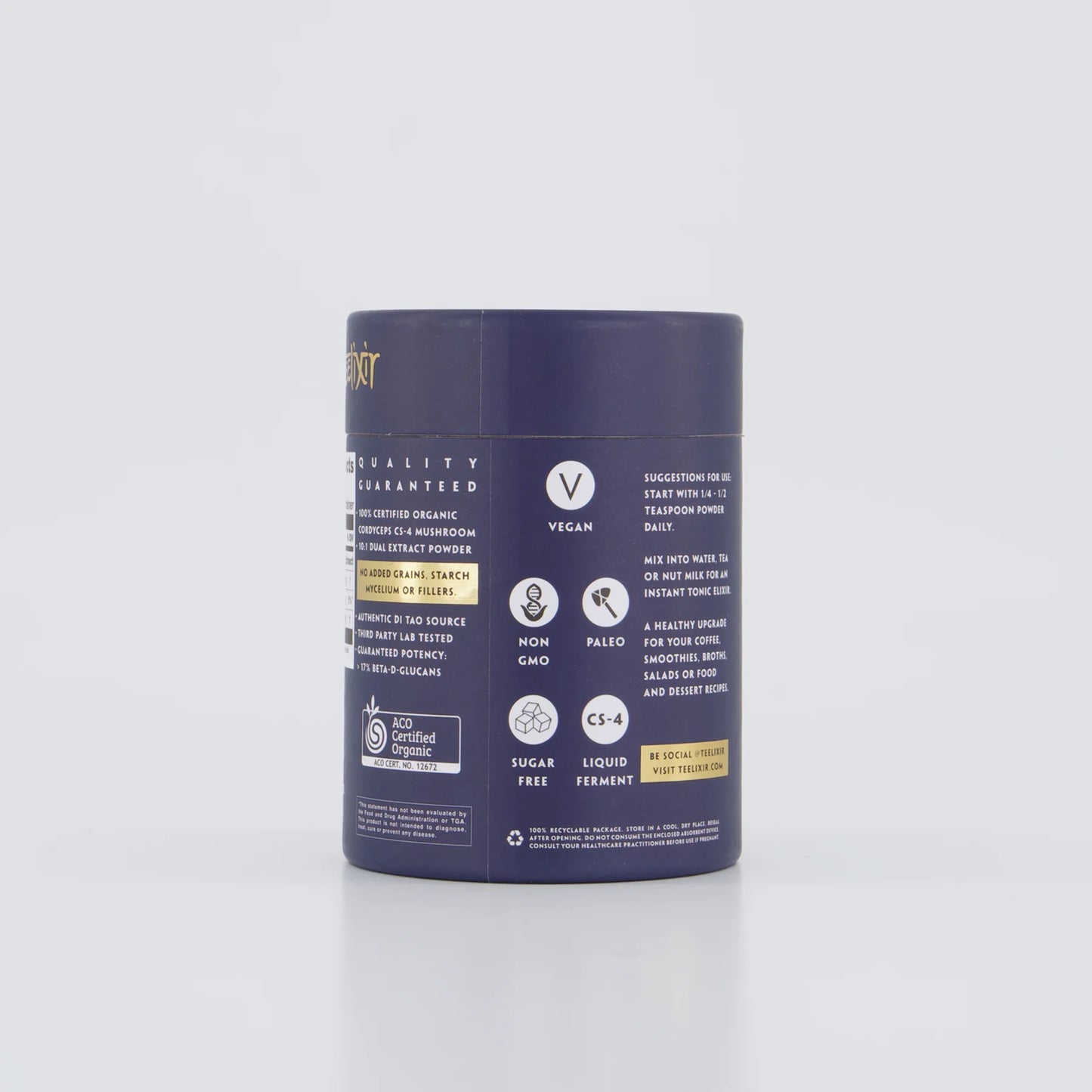 Teelixir Cordyceps Mushroom Organic 100g