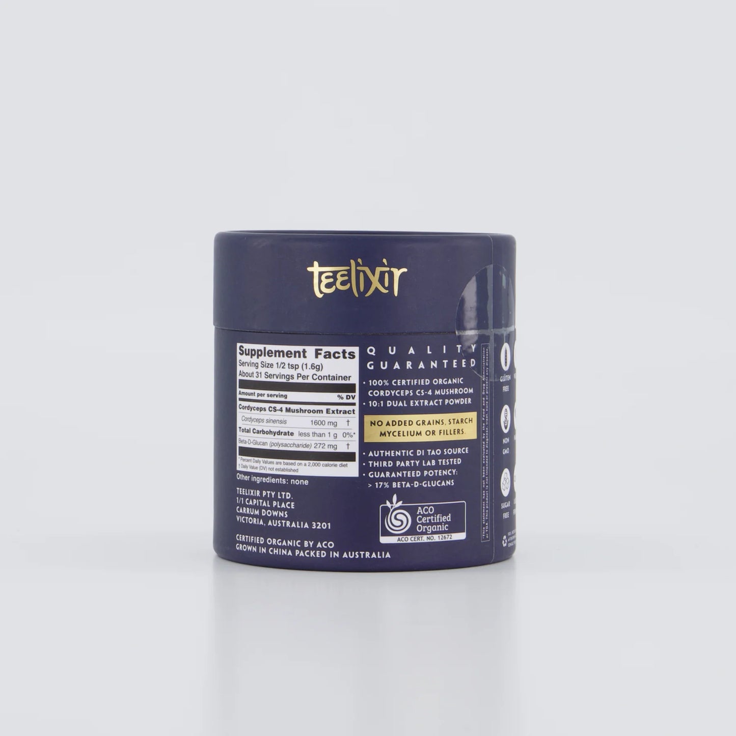 Teelixir Cordyceps Mushroom Organic 100g