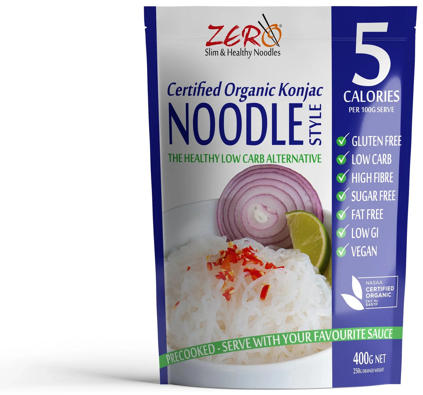ZERO Organic Konjac Shirataki Noodles 400g