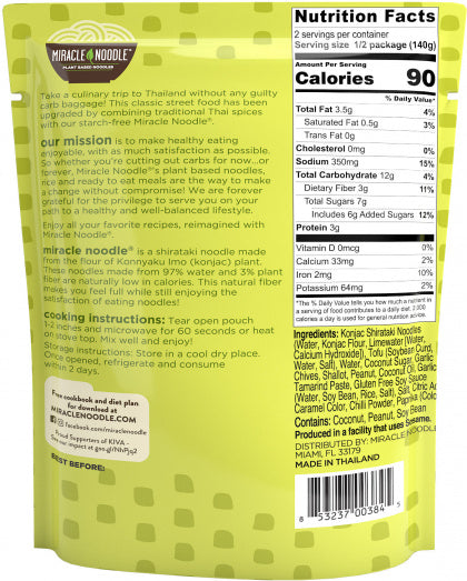 Miracle Noodle Konjac Pad Thai 280g