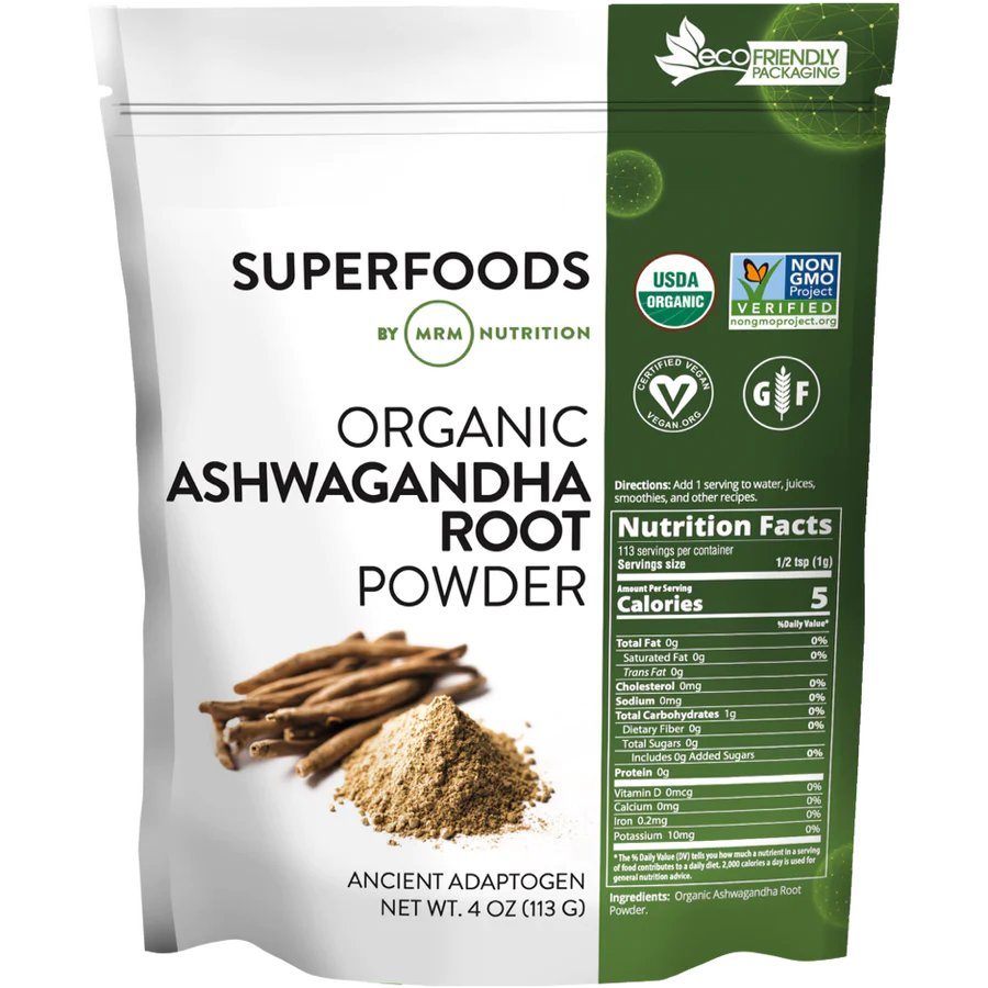 Superfoods - Organic Ashwagandha Root Powder 113g