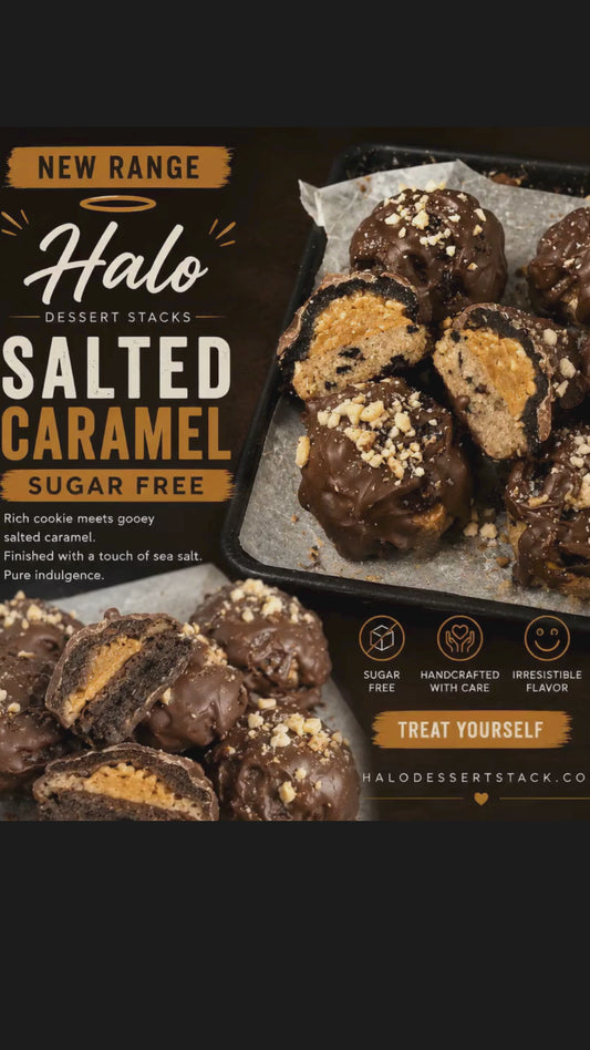 PRE-ORDER NEW RANGE! Halo Cookie Stack | Handcrafted Chocolate Dessert Large 60g Cookie