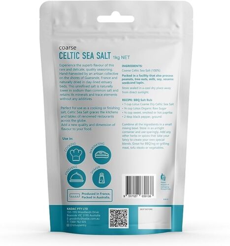 Lotus Sea Salt Celtic Coarse Dry 500g
