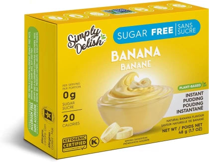 Simply Delish Keto Desserts Banana Pudding