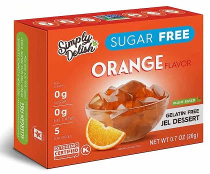 Simply Delish Keto Desserts Orange Jelly