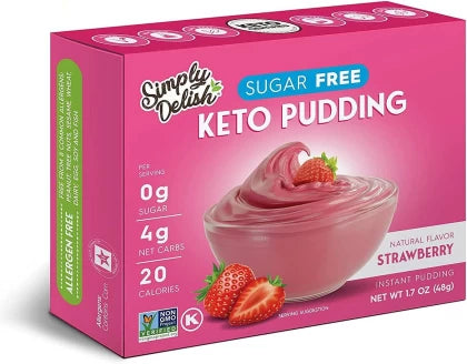 Simply Delish Desserts Strawberry Natural Pudding & Pie Filling