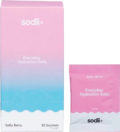 SODII Everyday Hydration Salts Electrolytes Salty Berry 30pk