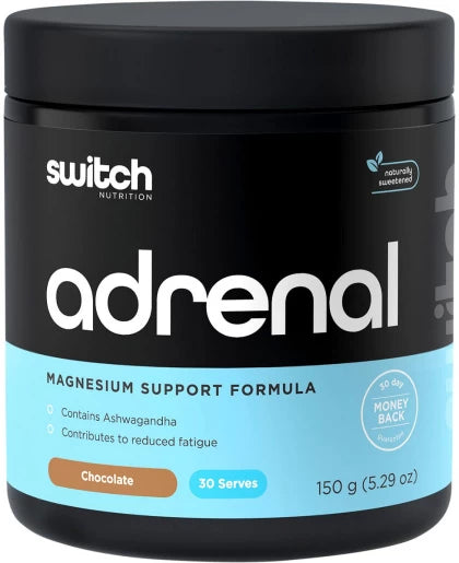 Switch Nutrition Adrenal Magnesium Support Powder Chocolate 150g