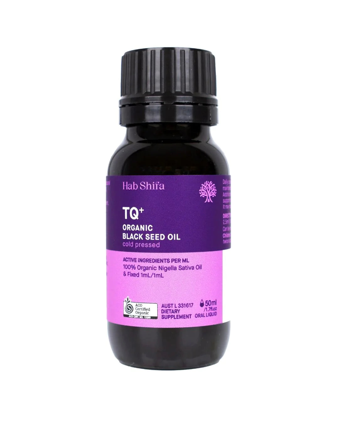 TQ+ Organic Black Seed Oil 50ml