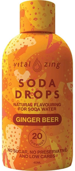 VITAL ZING Soda Drops Ginger Beer 40ml