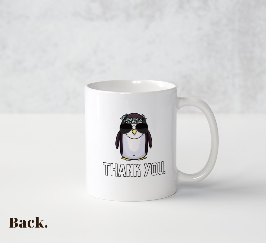 Penguin 'Coffee Now' Mug 325ml