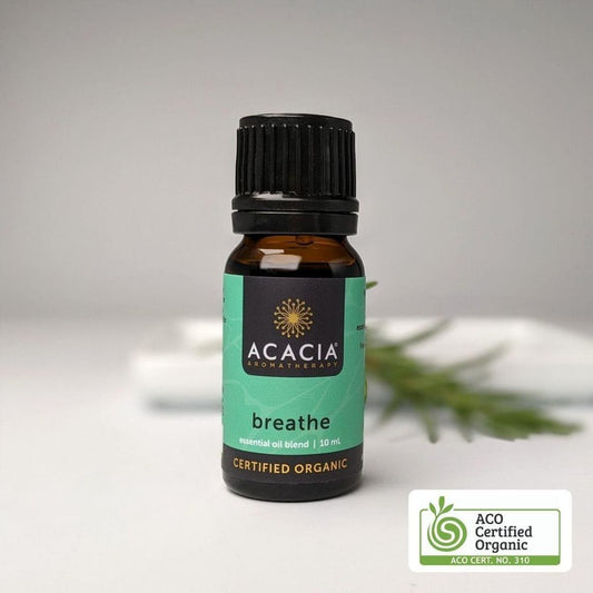 ACACIA AROMATHERAPY Breathe Certified Organic Essential Oil Blend