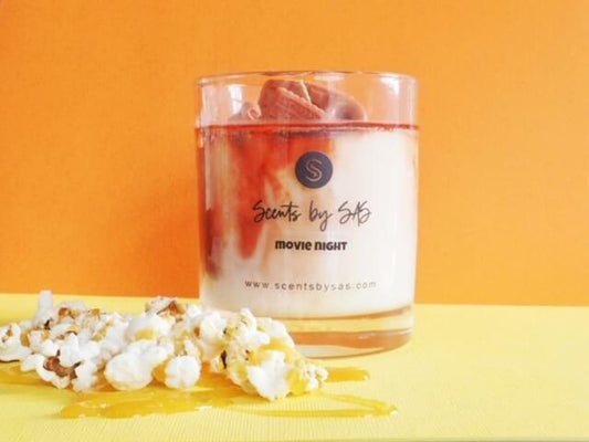 SCENTS BY SAS Movie Night - Soy Hand Crafted Candle 350ml Large