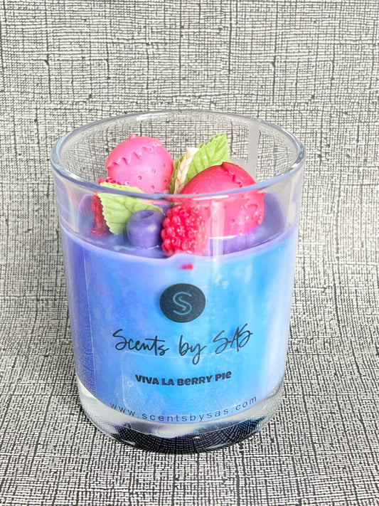 SCENTS BY SAS Viva La Berry Pie - Soy Hand Crafted Candle 350ml Large